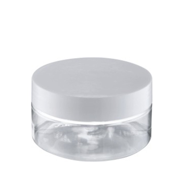 100g pet colored plastic jar with screw on lids for cosmetics