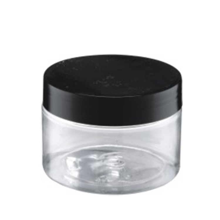 100g pet colored plastic jar with screw on lids for cosmetics
