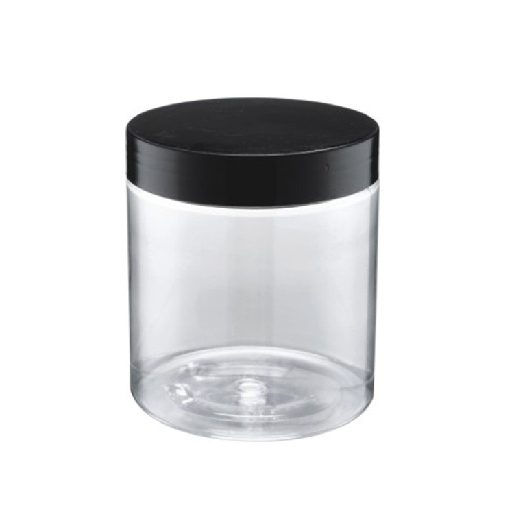 100g pet colored plastic jar with screw on lids for cosmetics