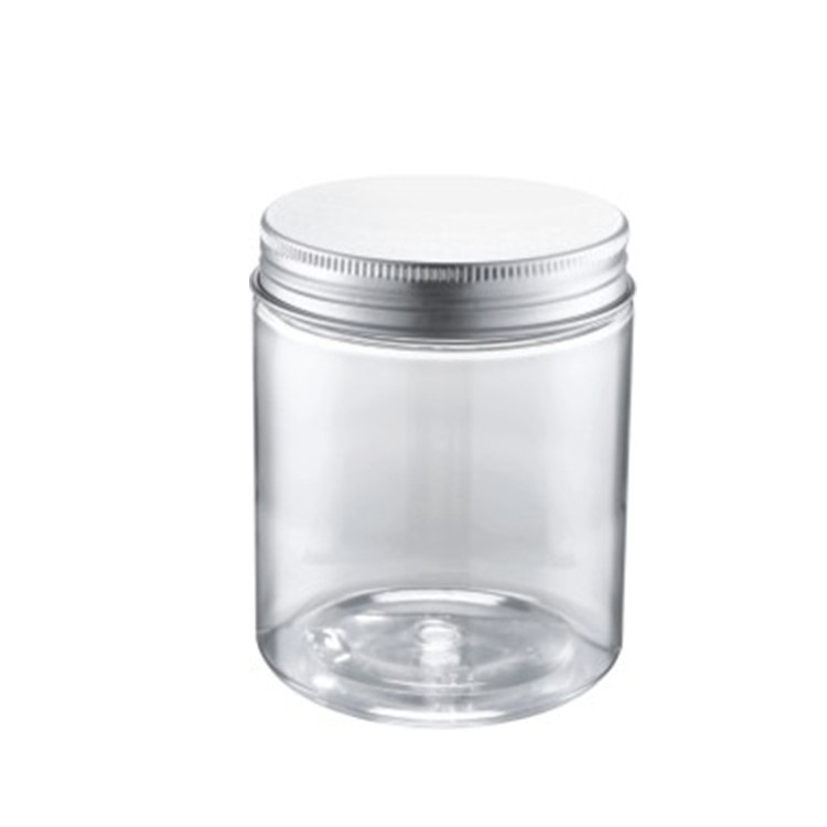 100g pet colored plastic jar with screw on lids for cosmetics