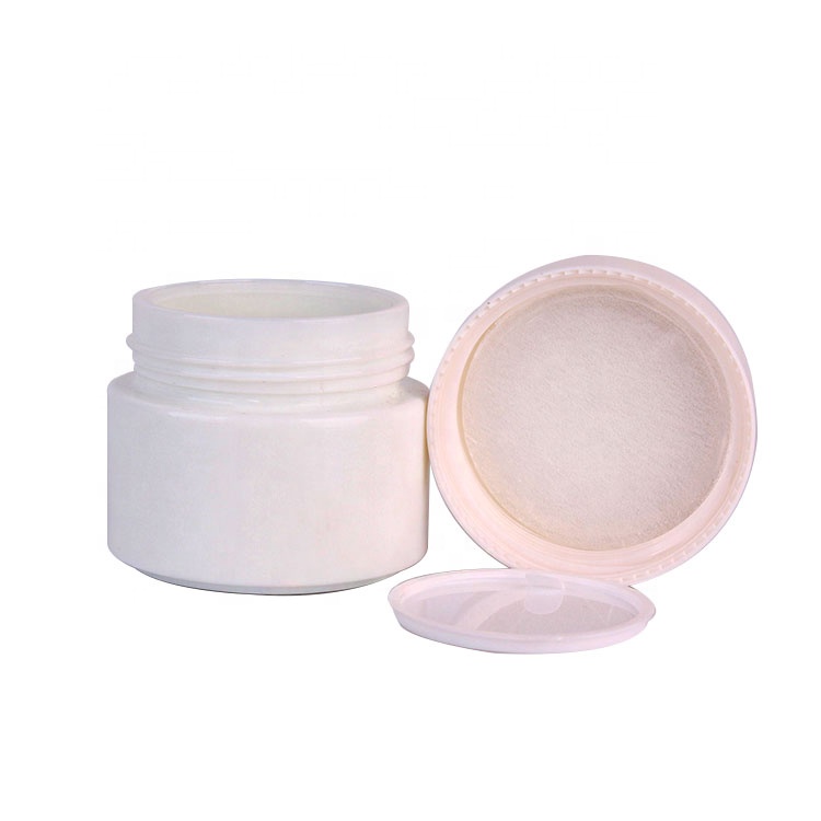 100g white porcelain glass cosmetic cream jar cosmetic packaging jar