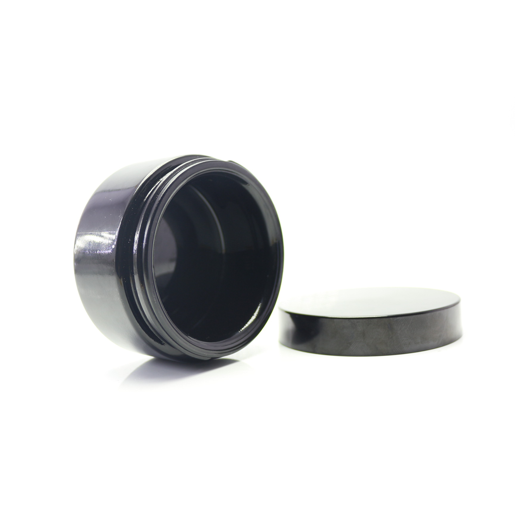 100g wide mouth dark violet jars for cosmetic DVJ-074C