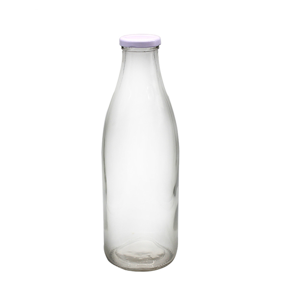100ml-1000ml clear empty milk juice glass bottle