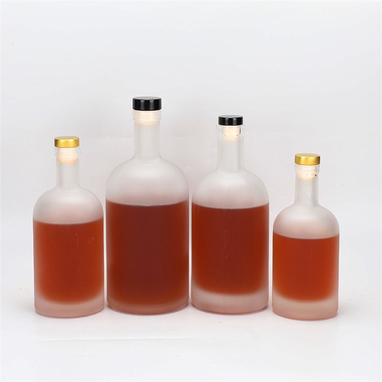 100ml-1000ml empty vodka glass bottle whiskey bottle red wine bottle cork stopper