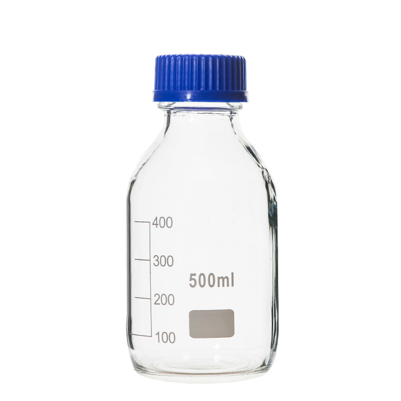 100ml-1000ml / screw cap blue screw cap glass reagent for laboratory utensils medical supplies laboratory glass reagent bottle