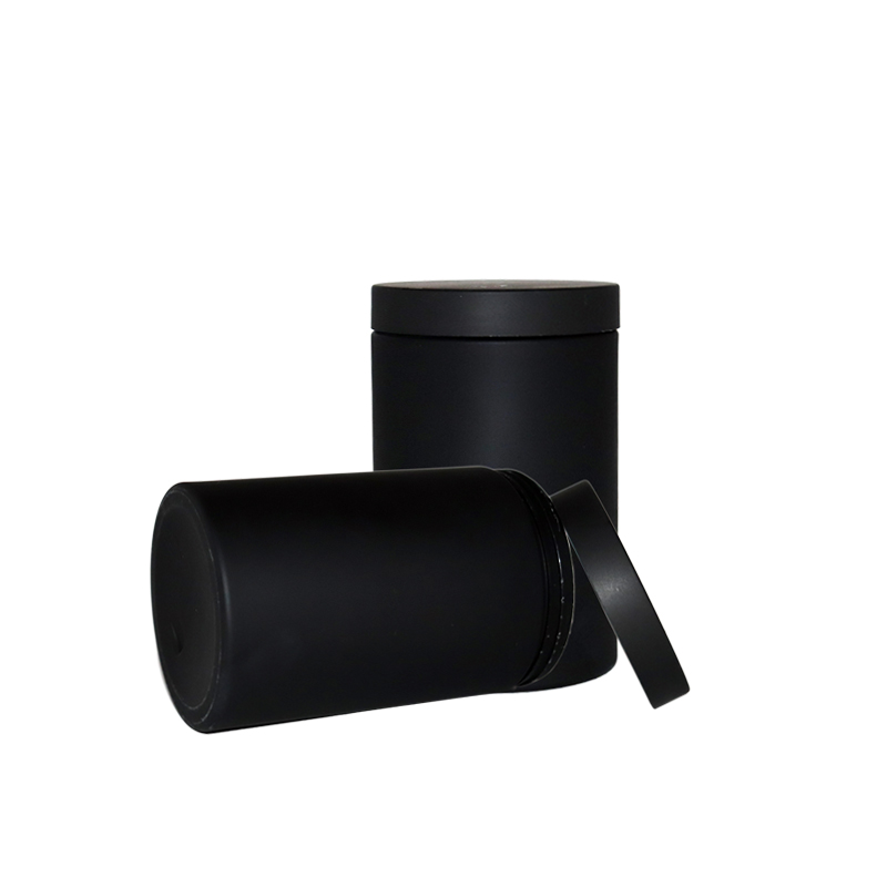 100ml 100g Straight Sided PET Plastic Jars with Labels Low Profile Refillable Empty Containers