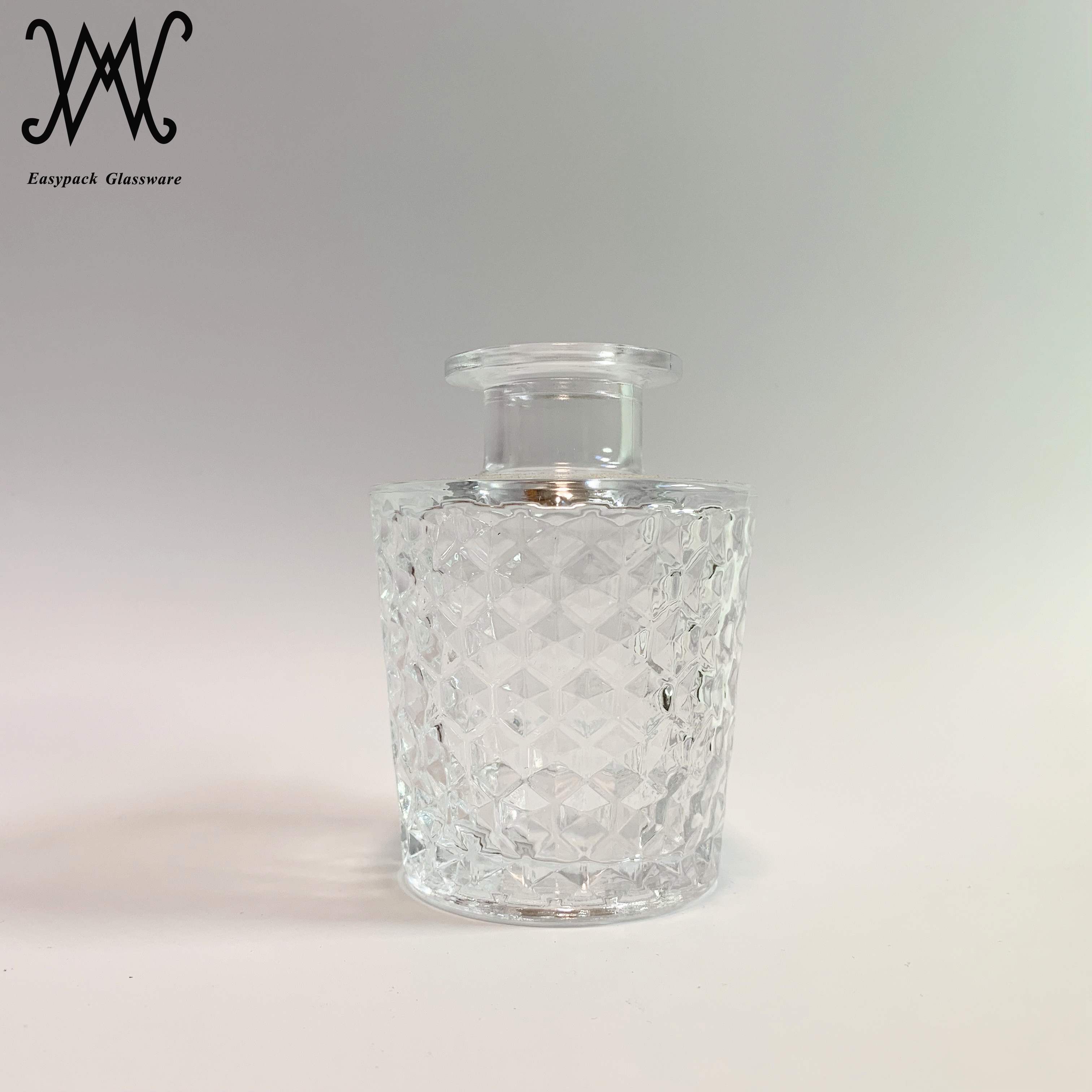 100ml 110ml 3.4oz clear glass diffuser bottle with natural reed stick