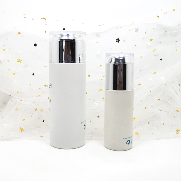 100ml 120ml 150ml cosmetic clear frosted toner glass bottle with screw cap
