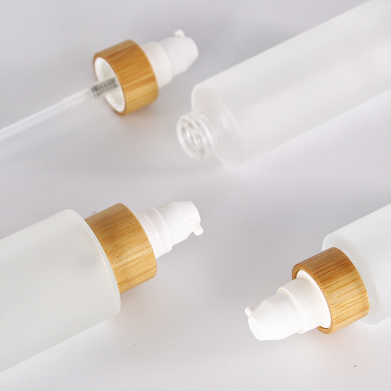 100ml 120ml 150ml flat shoulder face serum packaging glass perfume bottle