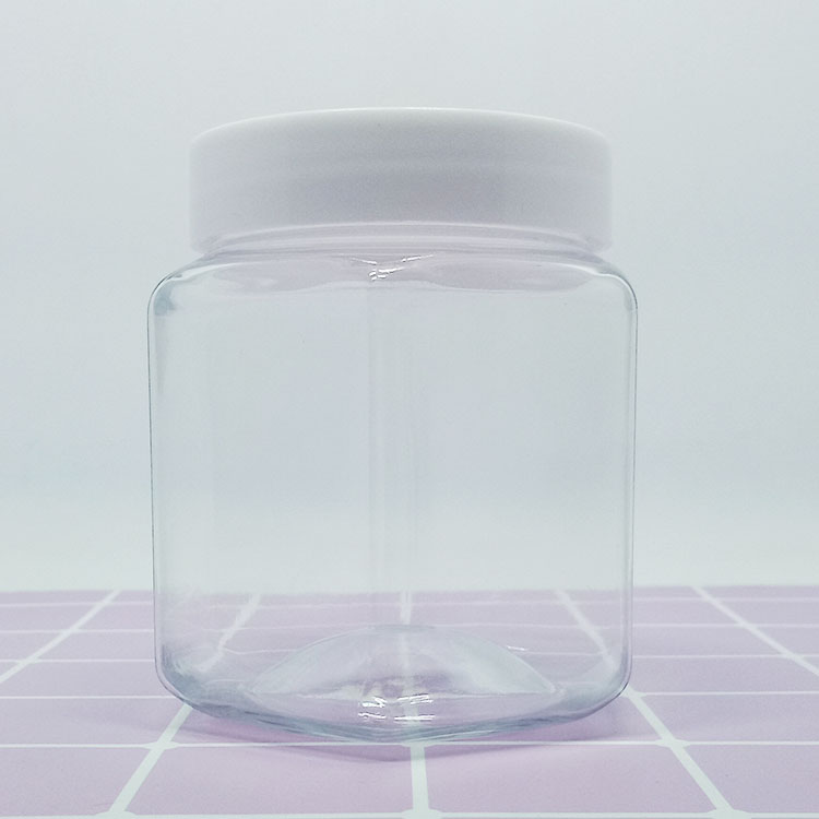 100ml 120ml 200ml 250ml cosmetic clear pet plastic cream jar with sliver plastic lid