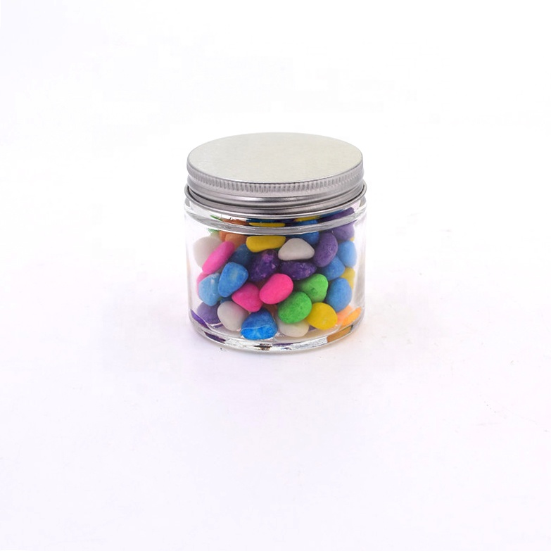 100ml 120ml 4 oz wide mouth cream jar gift drinking set pudding jars glass honey bottle storage sugar food packing mug bottles