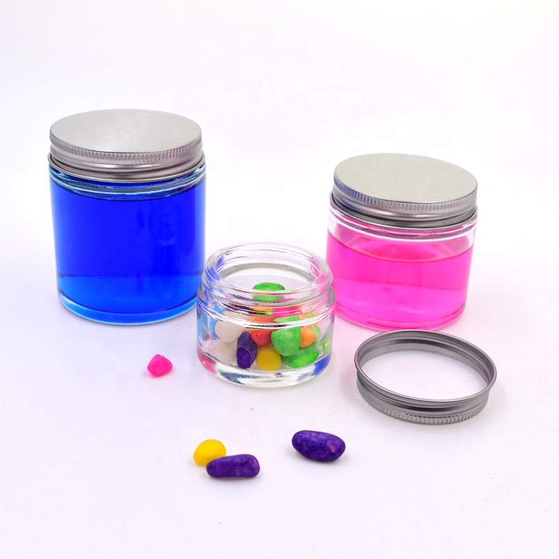 100ml 120ml 4 oz wide mouth cream jar gift drinking set pudding jars glass honey bottle storage sugar food packing mug bottles