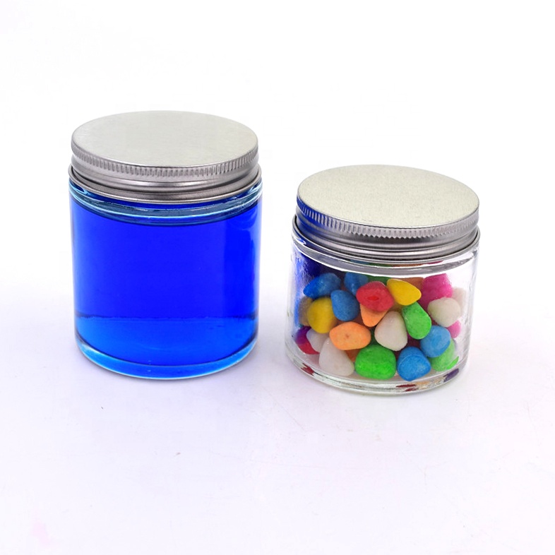 100ml 120ml 4 oz wide mouth cream jar gift drinking set pudding jars glass honey bottle storage sugar food packing mug bottles