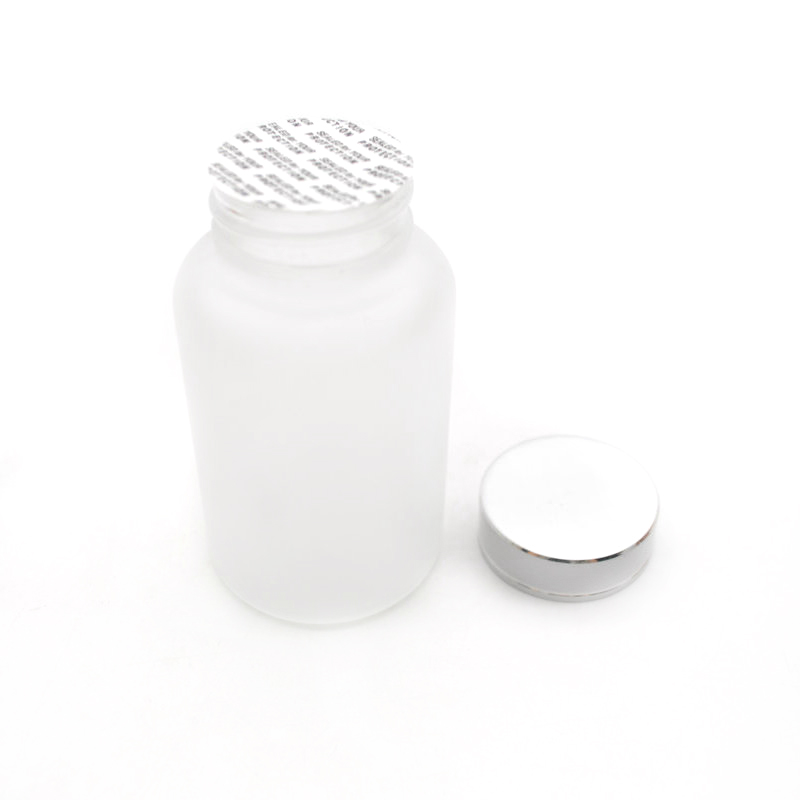 100ml /120ml Glass Clear/Frosted Packer Wide Mouth bottle Capsule Pill Bottle