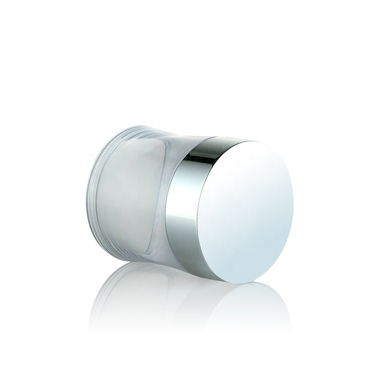 100ml 120ml Glass Pump Lotion Luxury Cosmetic Bottle Set 50g Luxury Cream Jar