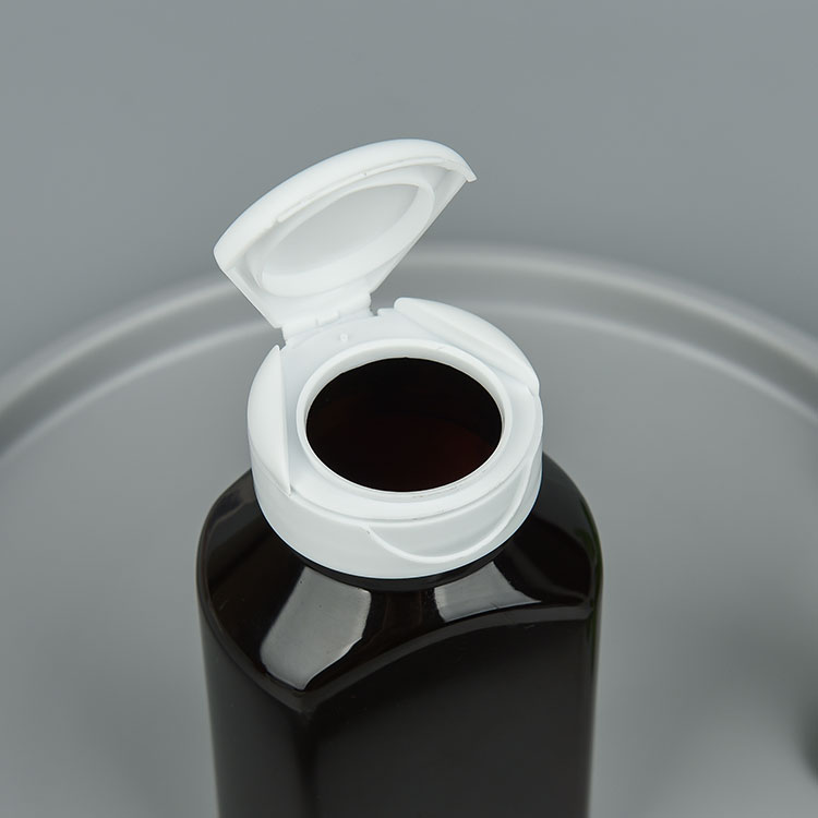 100ml 120ml PET Flip Top Cap Plastic Pill Capsule Bottle Custom Round Healthcare Medicine Plastic Container Manufacturer