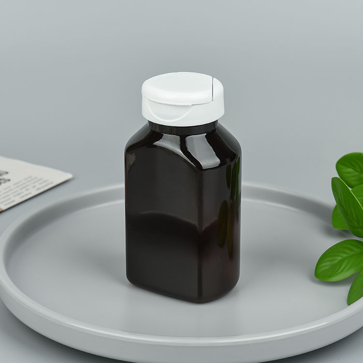 100ml 120ml PET Flip Top Cap Plastic Pill Capsule Bottle Custom Round Healthcare Medicine Plastic Container Manufacturer