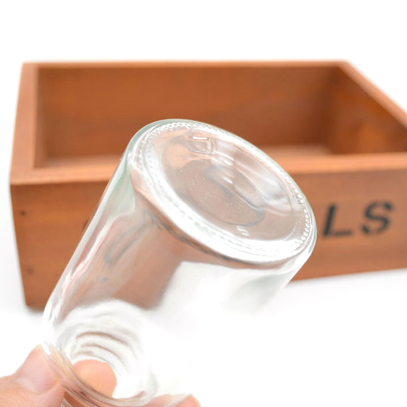 100ml 120ml clear/frosted capsule glass bottle with screw cap