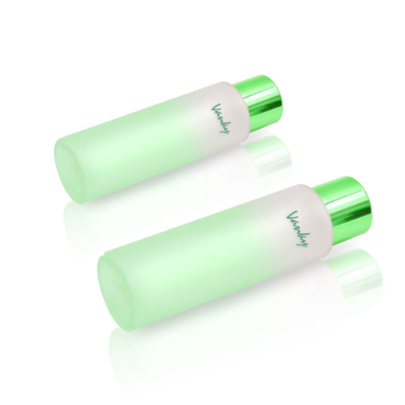 100ml 120ml frosted glass cosmetic toner bottle