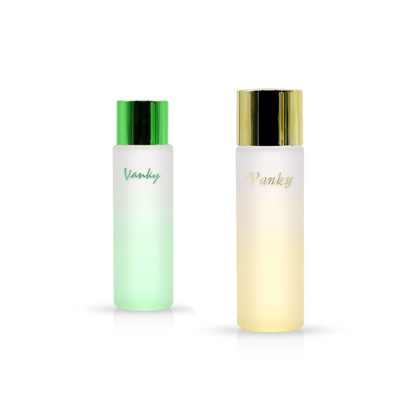 100ml 120ml frosted glass cosmetic toner bottle