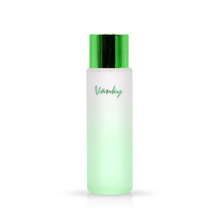 100ml 120ml frosted glass cosmetic toner bottle