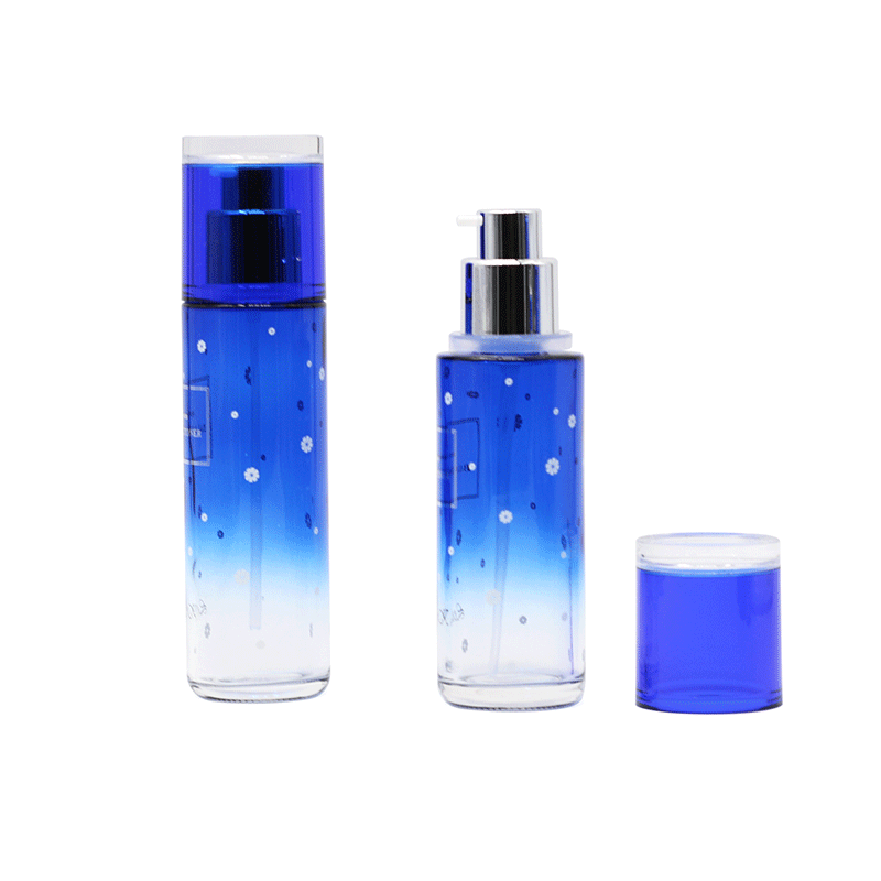 100ml 120ml high quality skin care lotion bottles with treatment pump