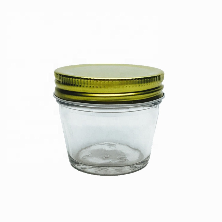 100ml 120ml small quilted jelly jam new preserve embossed glass jar with lid