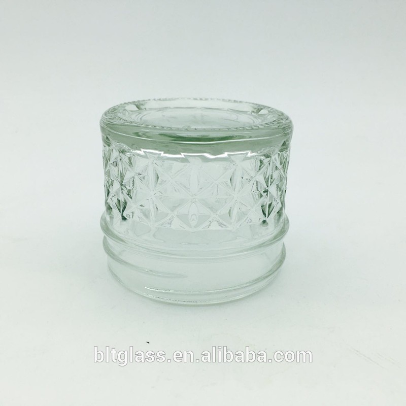 100ml 120ml small quilted jelly jam new preserve embossed glass jar with lid