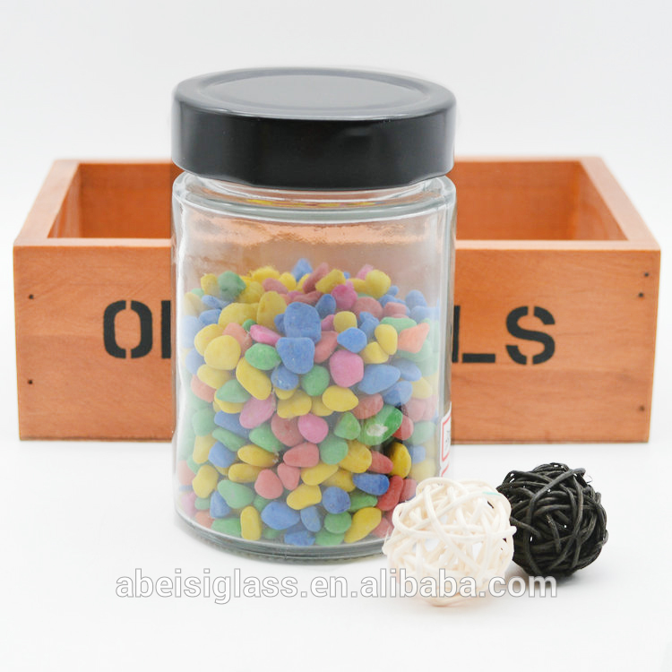 100ml 150ml 180ml 220ml 280ml 380ml 500ml 750ml sealed storage jam honey glass jar with deep metal cap