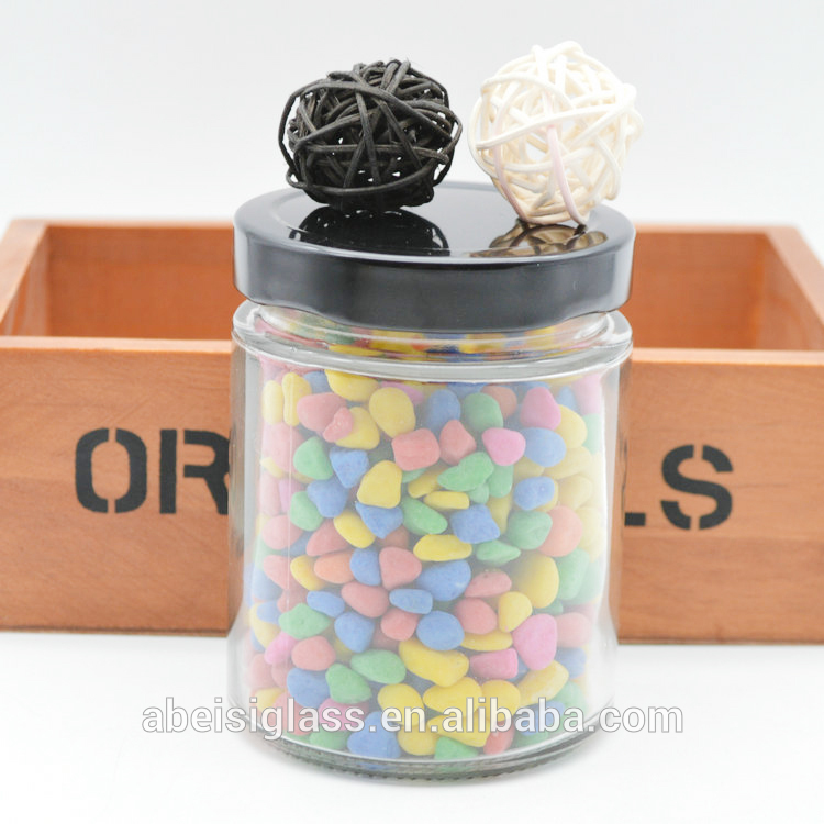 100ml 150ml 180ml 220ml 280ml 380ml 500ml 750ml sealed storage jam honey glass jar with deep metal cap