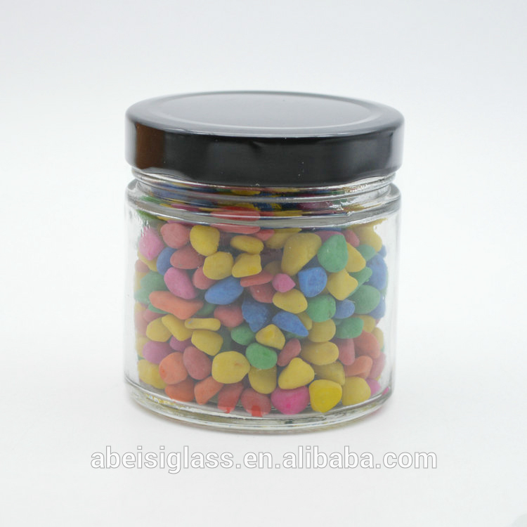 100ml 150ml 180ml 220ml 280ml 380ml 500ml 750ml sealed storage jam honey glass jar with deep metal cap