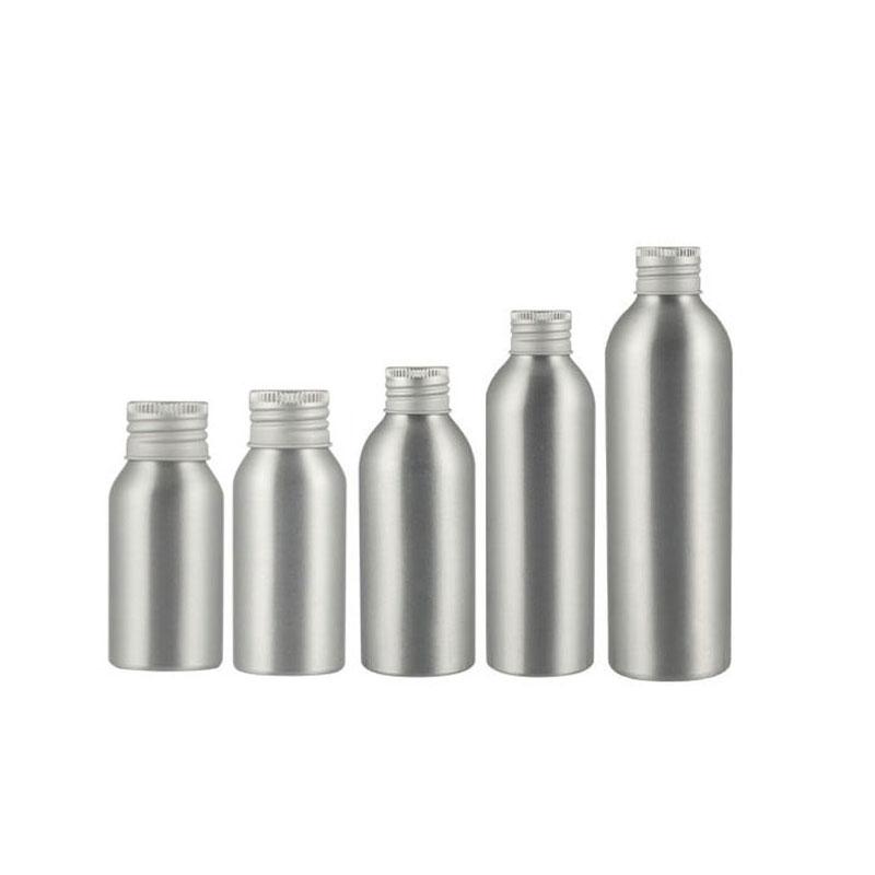 100ml 150ml 200ml 250ml 300ml 350ml 400ml 500ml 750ml 1000ml beverage beer lotion perfume screw lid aluminum bottle