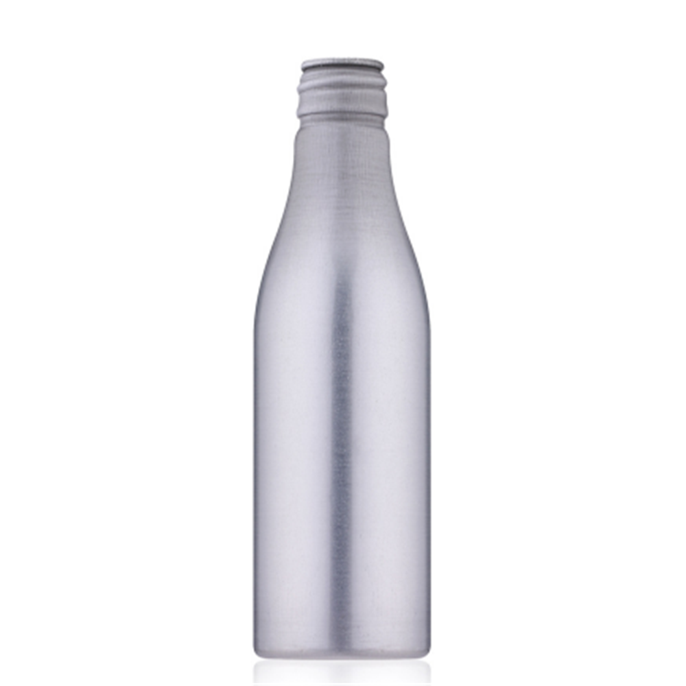 100ml 150ml 200ml 250ml 300ml 400ml 500ml cosmetic jar aluminium bottle for shampoo with with aluminum cap and pump