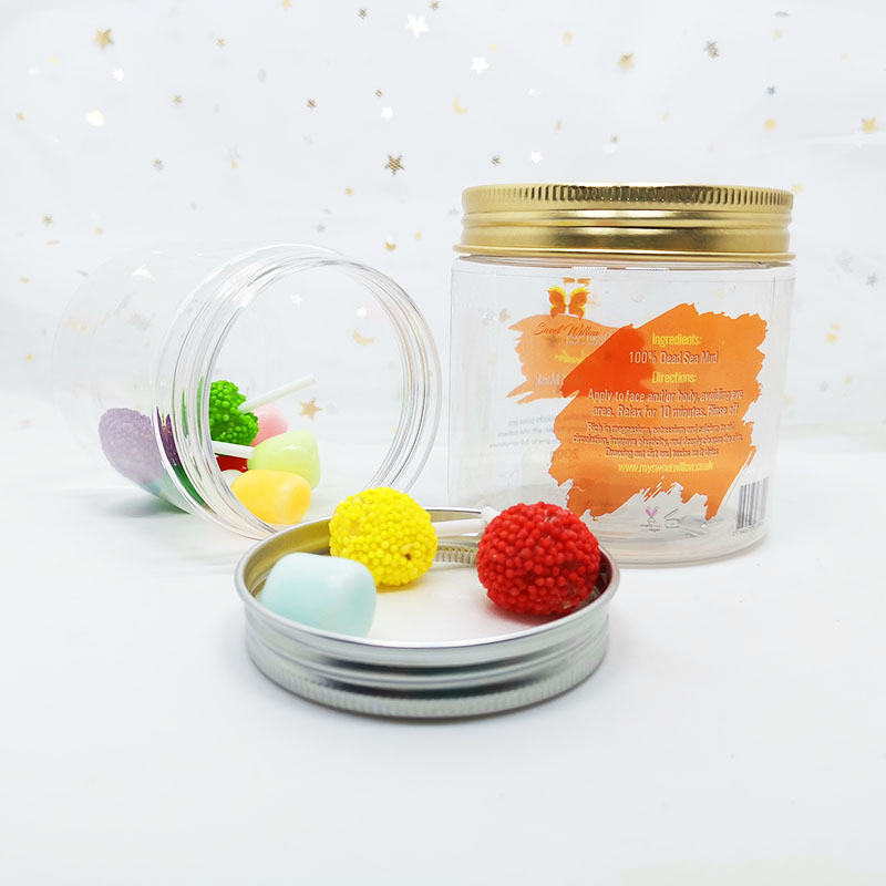 100ml 150ml 200ml 250ml 300ml cosmetic cream hair gel plastic jars with lids 8 oz