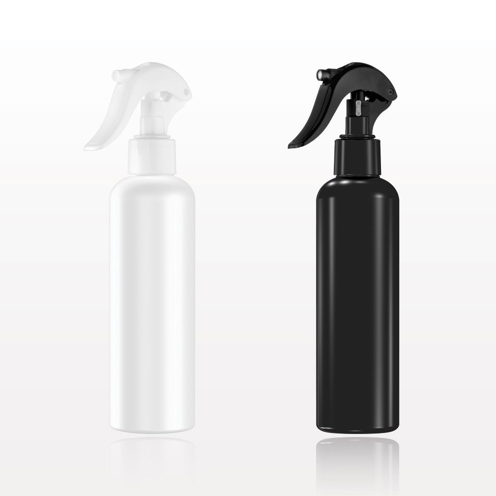 100ml 150ml 200ml 250ml 500ml empty black clear white spray gun PET plastic liquid disinfection fine mist spray trigger bottle
