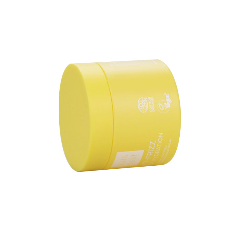 100ml 150ml 200ml 250ml body butter containers 120ml light yellow color wide mouth 4oz cosmetic plastic hair wax jar