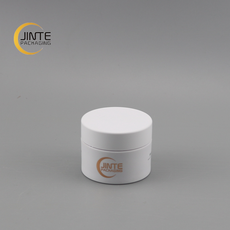 100ml/150ml/200ml Plastic Pot with Lid Empty Jar Matte White PETG Cosmetic Plastic Jars with Matte White Lid for Hair Film Jar