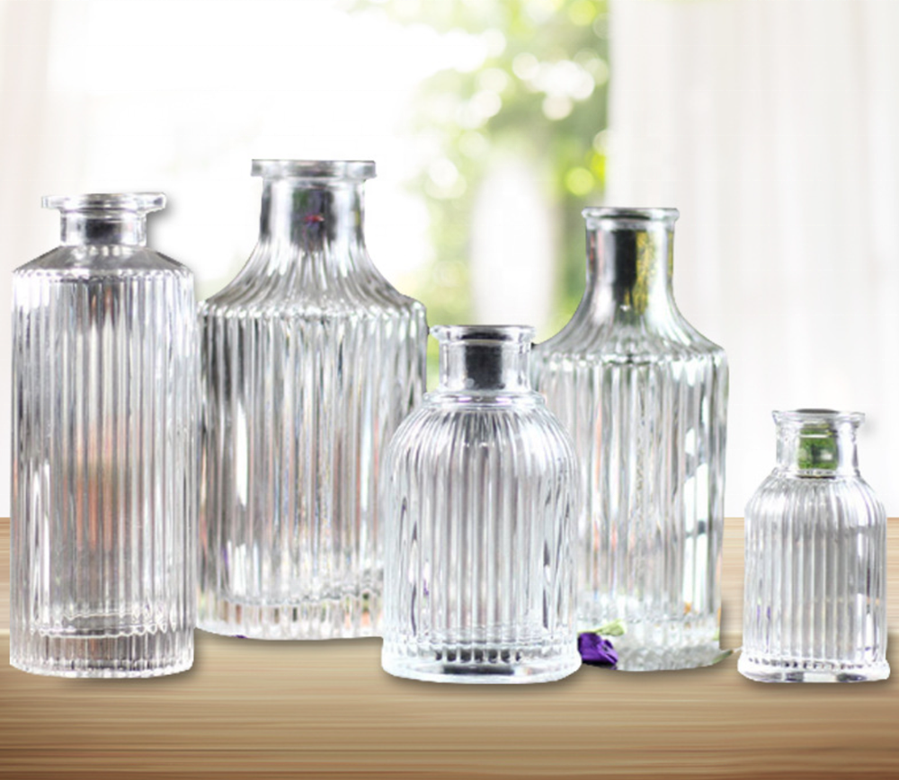 100ml 150ml 200ml new style clear bottle  perfume  glass bottle  fragrance reed diffuser bottles