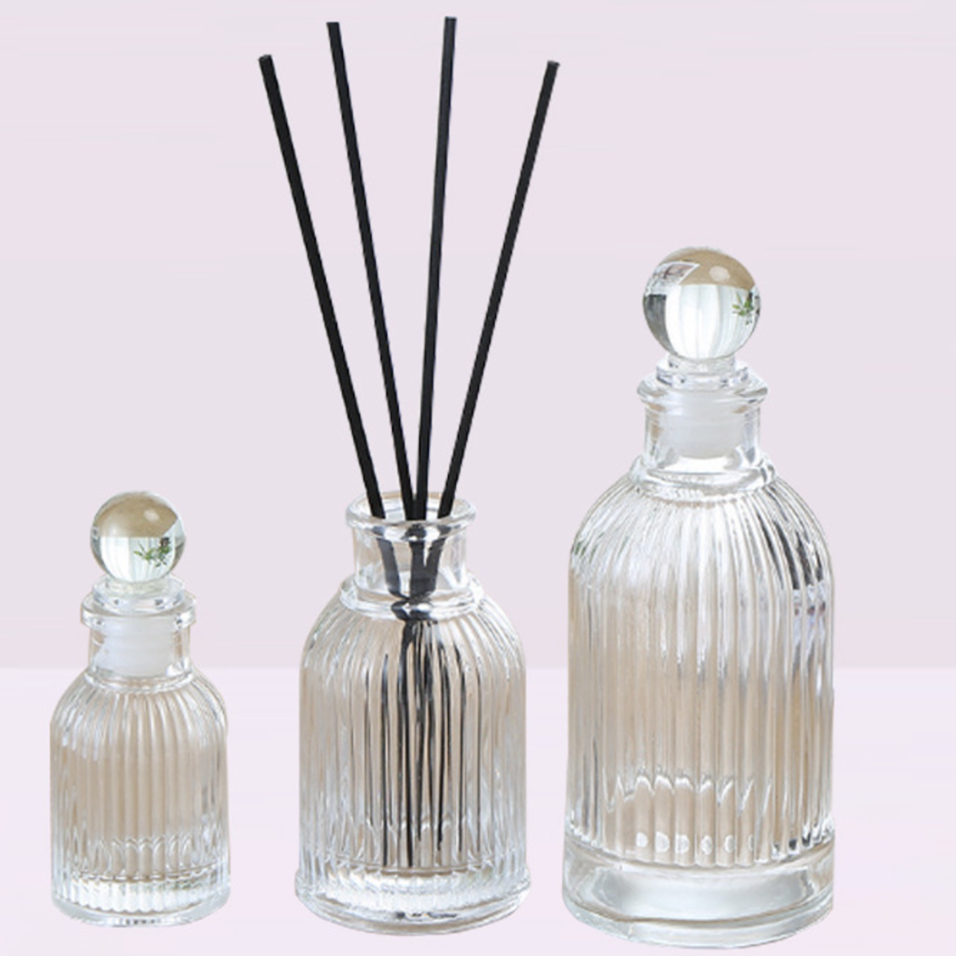 100ml 150ml 200ml new style clear bottle perfume glass bottle fragrance reed diffuser bottles