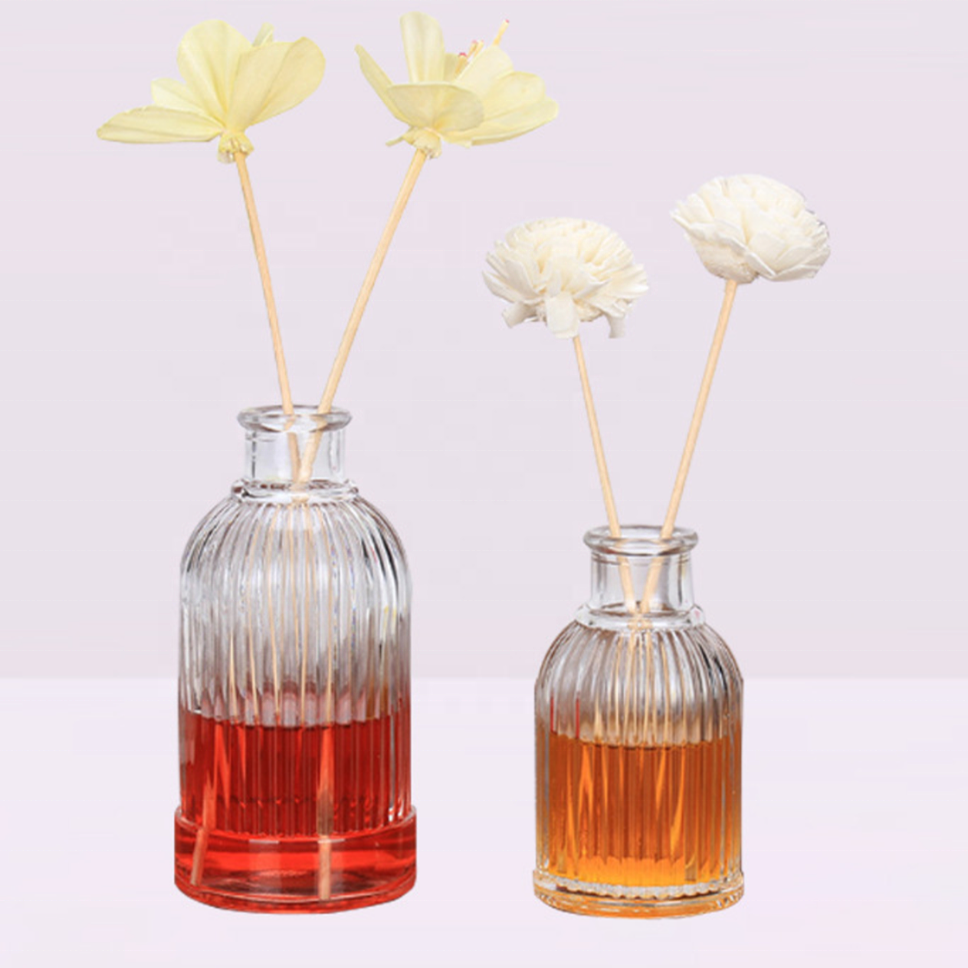 100ml 150ml 200ml new style clear bottle perfume glass bottle fragrance reed diffuser bottles