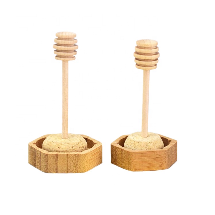 100ml 150ml 220ml 380ml 400ml Honey Jar Glass Hexagonal With Bamboo Lid