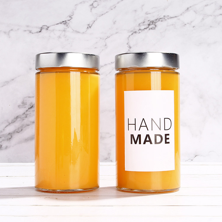 100ml 150ml 250ml 280ml 380ml Round Glass Jar For Food Empty Clear Glass Jam Jars with 58MM Deep Lid