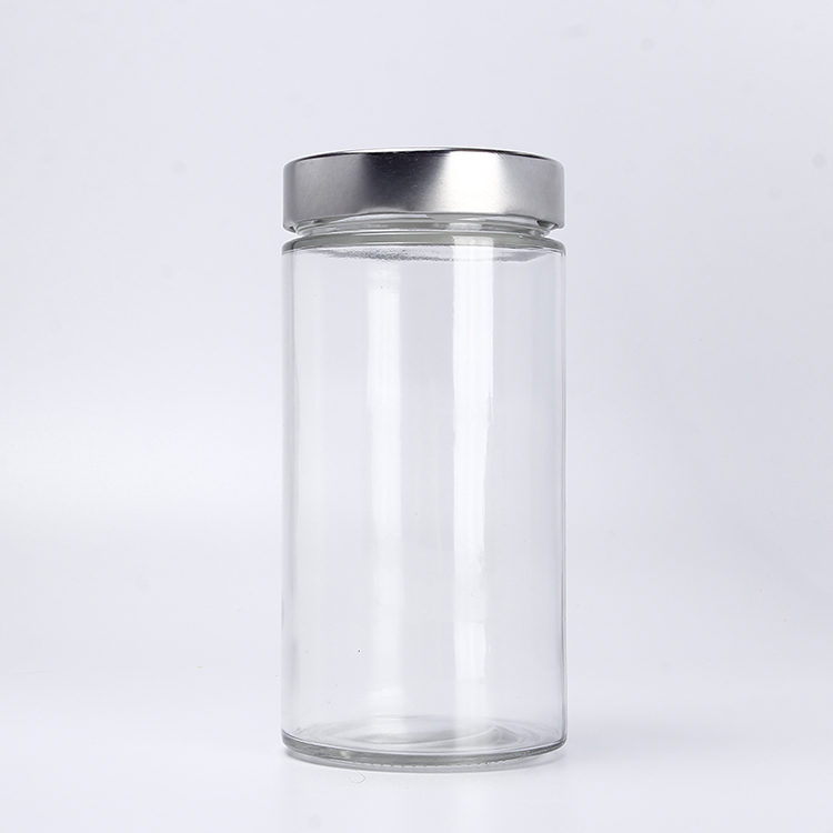 100ml 150ml 250ml 280ml 380ml Round Glass Jar For Food Empty Clear Glass Jam Jars with 58MM Deep Lid