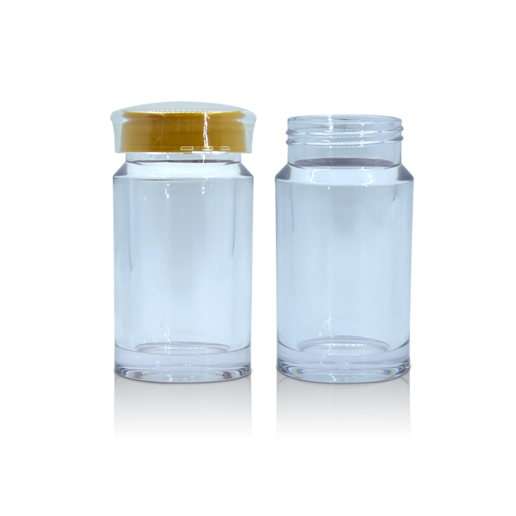 100ml 150ml Clear Empty Plastic Pill Bottles Cap Medicine Container Vitamin Capsule Safe
