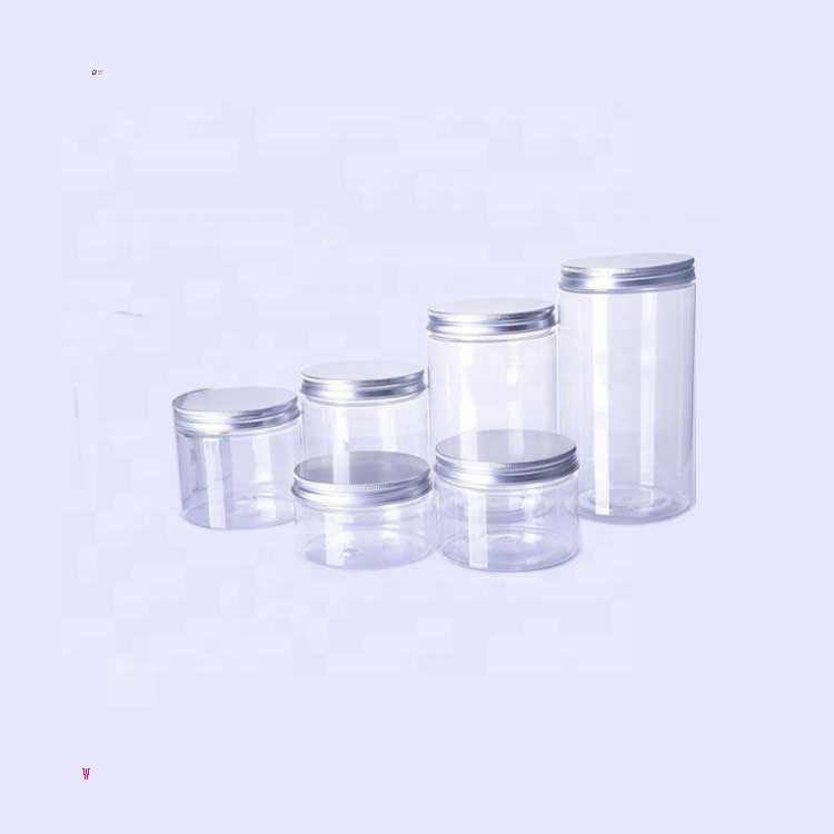 100ml 150ml pet plastic cosmetic jars for creams 200ml 250ml 300ml  food jar