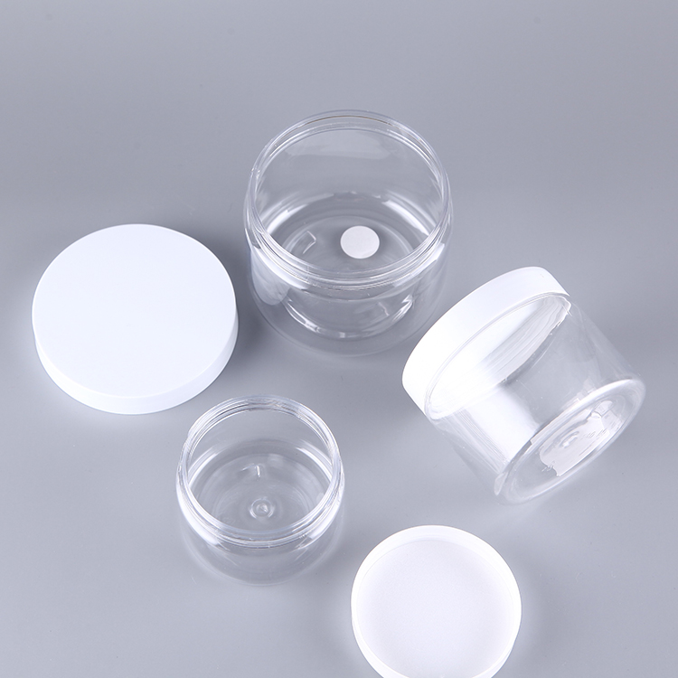 100ml 150ml plastic jars and screw top lids