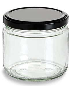 100ml 150ml195ml 240ml 350ml 450ml 500ml 1000ml round Glass Jam jar for food factory direct sale