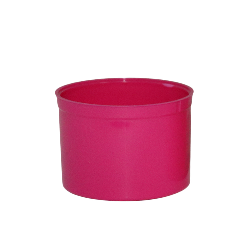 100ml 200m clear red pet plastic cream jar for hair cream empty cosmetic container