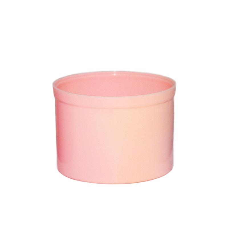 100ml 200m clear red pet plastic cream jar for hair cream empty cosmetic container