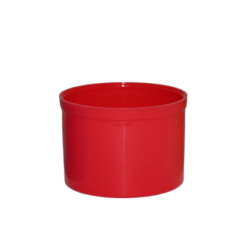 100ml 200m clear red pet plastic cream jar for hair cream empty cosmetic container
